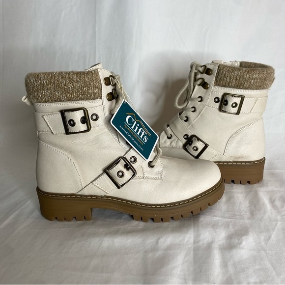 Cliffs by White Mountain Women's Marlee Lace-up Boots Size 7M - Picture 8 of 11